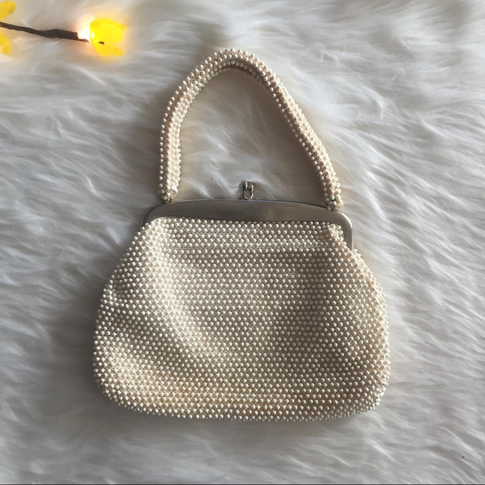 Vintage Luxured Corde Bead mini Purse